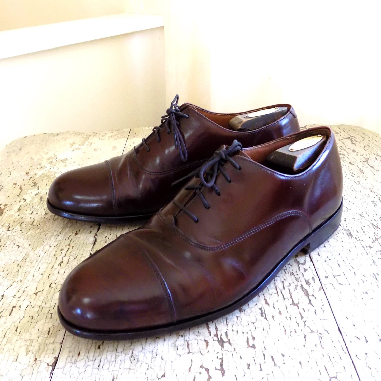 Men's 9 W Bostonian Classics Wide Shoes NEW HEELS Full