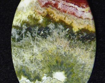 Crazy Lace Agate Designer Cabochon (D-058)