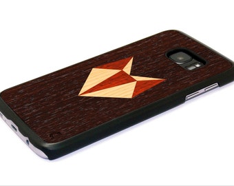 Fox Samsung Galaxy S7 Case - Fox Galaxy S7 edge Wood Case - High Quality - Made in Europe / FREE Shipping! Samsung s7 original wooden case