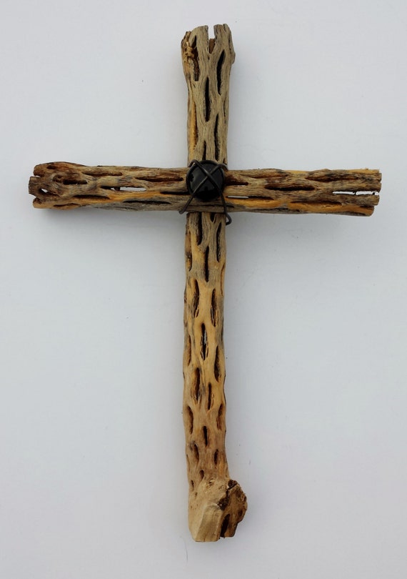 Items similar to Cholla Cactus Cross Small #6 on Etsy