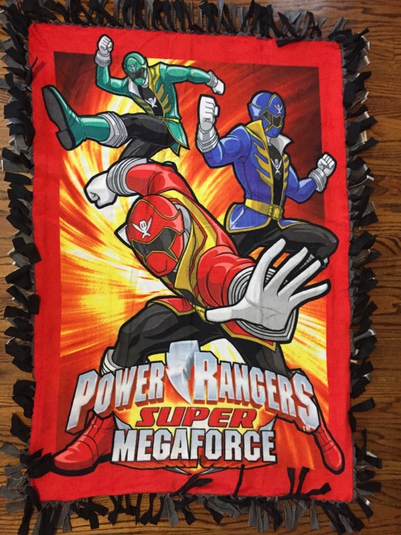 Power Rangers Fleece Tie Blanket