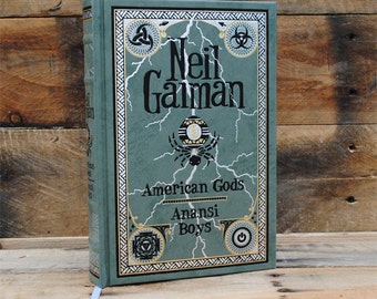 Hollow Book Safe - American Gods - Leather Bound