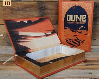 Book Safe - Dune - Leather Bound Hollow Book Safe