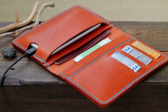Leather Phone Case Wallet Mens Wallets Men&#39;s Leather