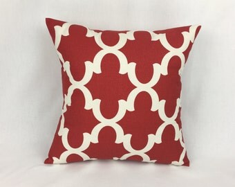 26x26 Euro Sham Pillow Cover 26x26 - Red 26x26 Pillow Cover for Couch