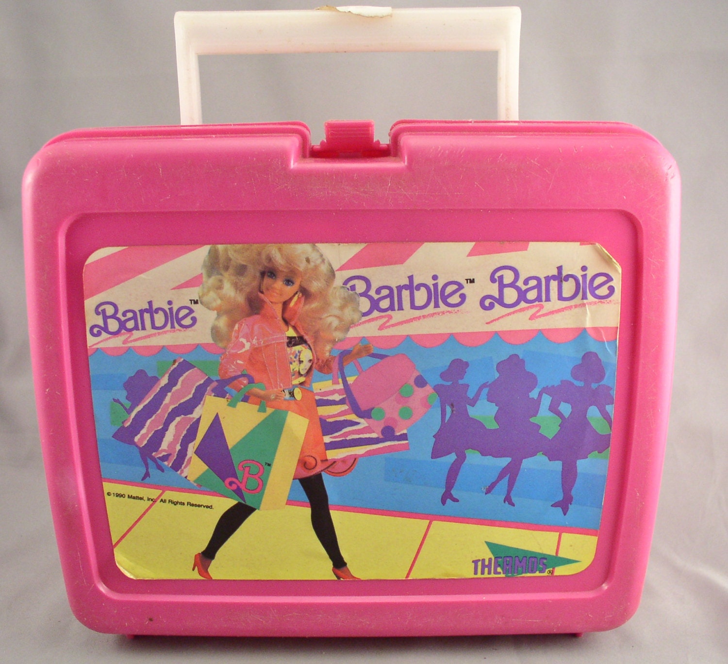 SHOPPING BARBIE Lunchbox with Thermos by Thermos 1990