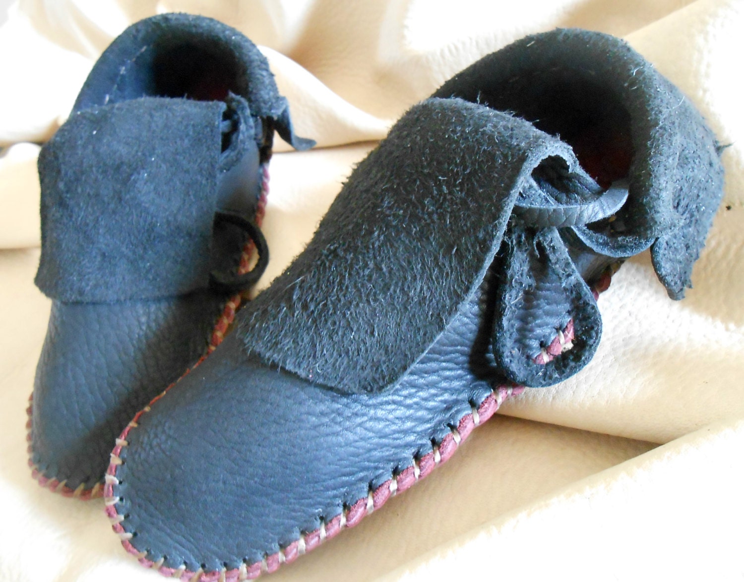 elk skin moccasins