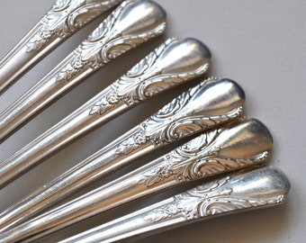 Vintage Silver Plate Teaspoons 1940 Avalon Pattern