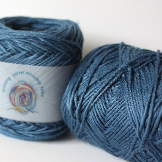 100 Ramie Yarn Col 07 Deep Water