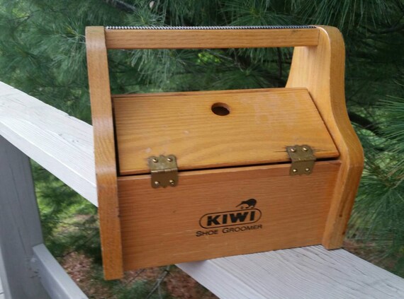 kiwi shoe shine box