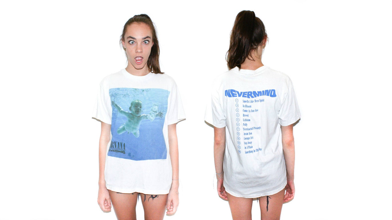 nirvana nevermind tour t shirt