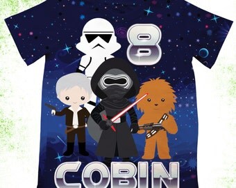 Personalized inspired star wars t-shirt, inspired kylo ren shirt, inspired star wars bodysuit, inspired star wars birthday shirts,
