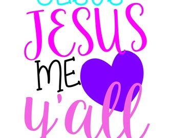 Download Jesus loves me svg | Etsy