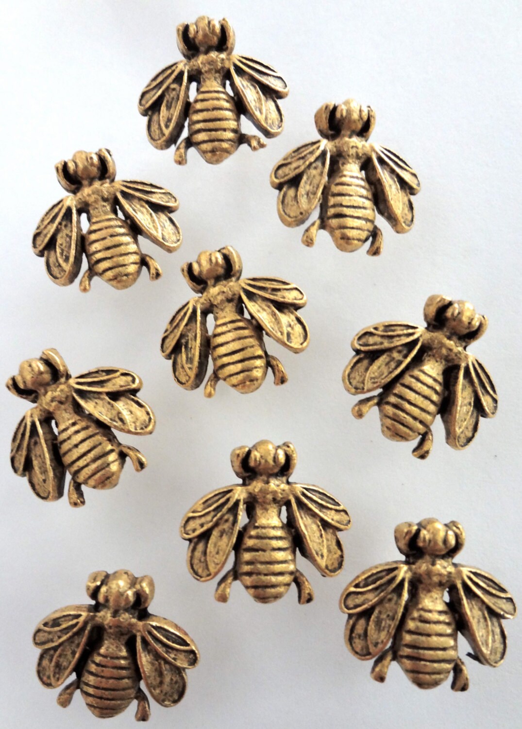 Bumble bee push pin set of 15pc FREE SHIPPING