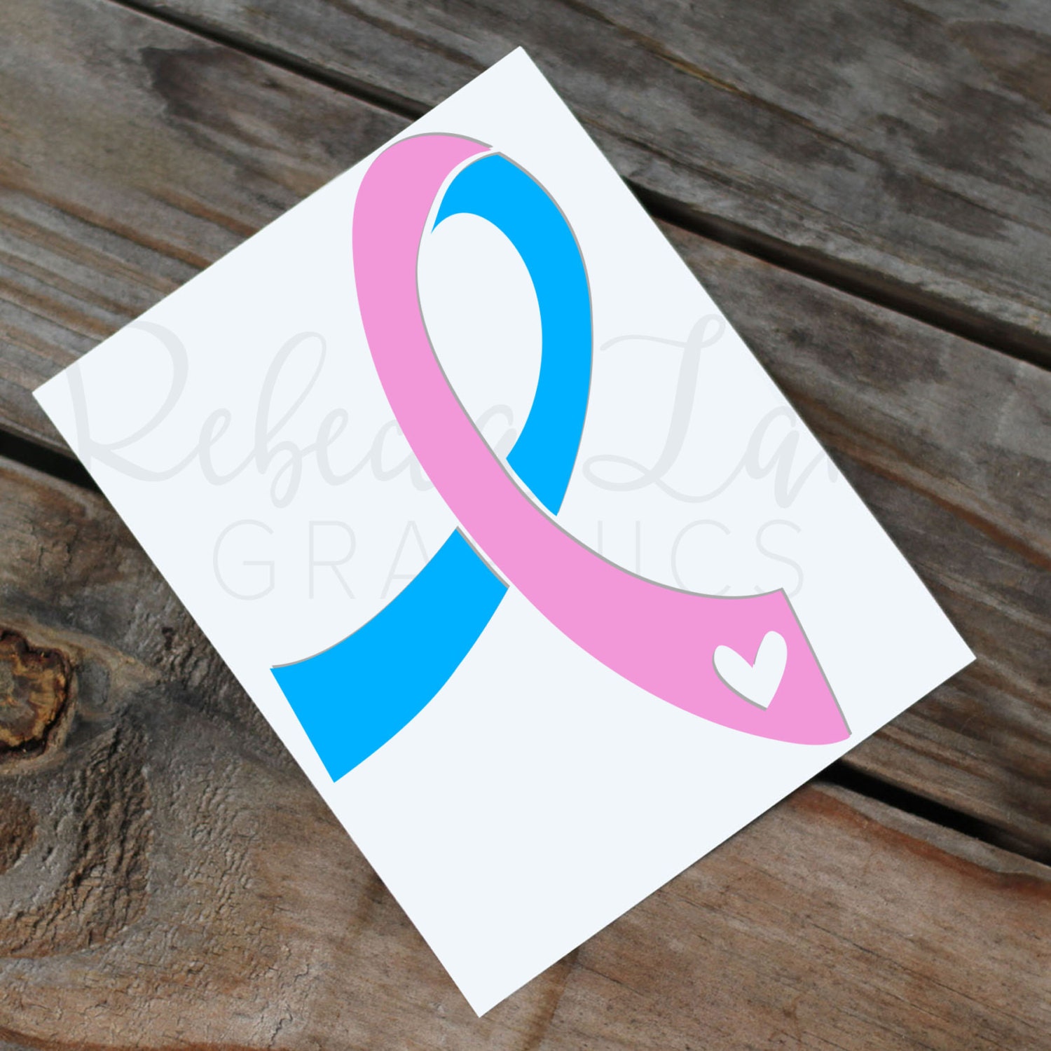 Miscarriage Infant Loss SIDS Awareness ribbon decal