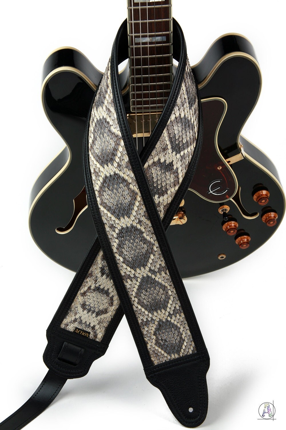 Diamondback Rattlesnake Series 200 Custom Guitar Strap