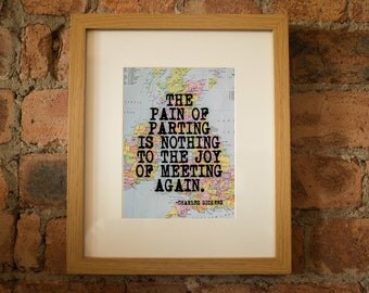 Jack Kerouac Inspirational Travel Quote by walltowallprintshop