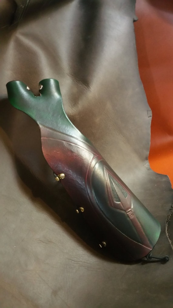 Green Arrow Full Length Arm guard / Bow Hand Glove Combo