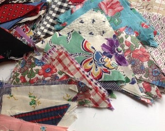 The making of a new art quilt with scraps of fabrics | Mary & Patch