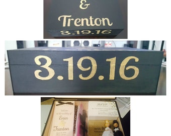 Wedding Memory Box Customizable