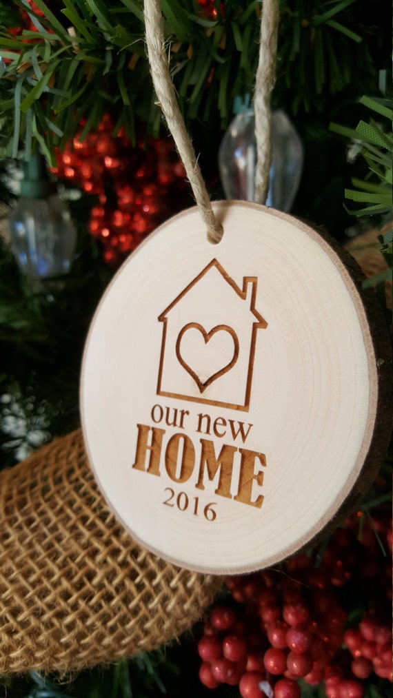 our new home christmas ornament engraved wood by needmoreheart our new home christmas ornament engraved wood by needmoreheart