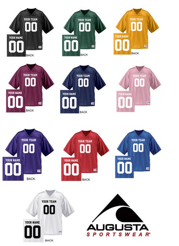 CUSTOM YOUTH Football Jersey ANY Color by CrossbowGraphics on Etsy