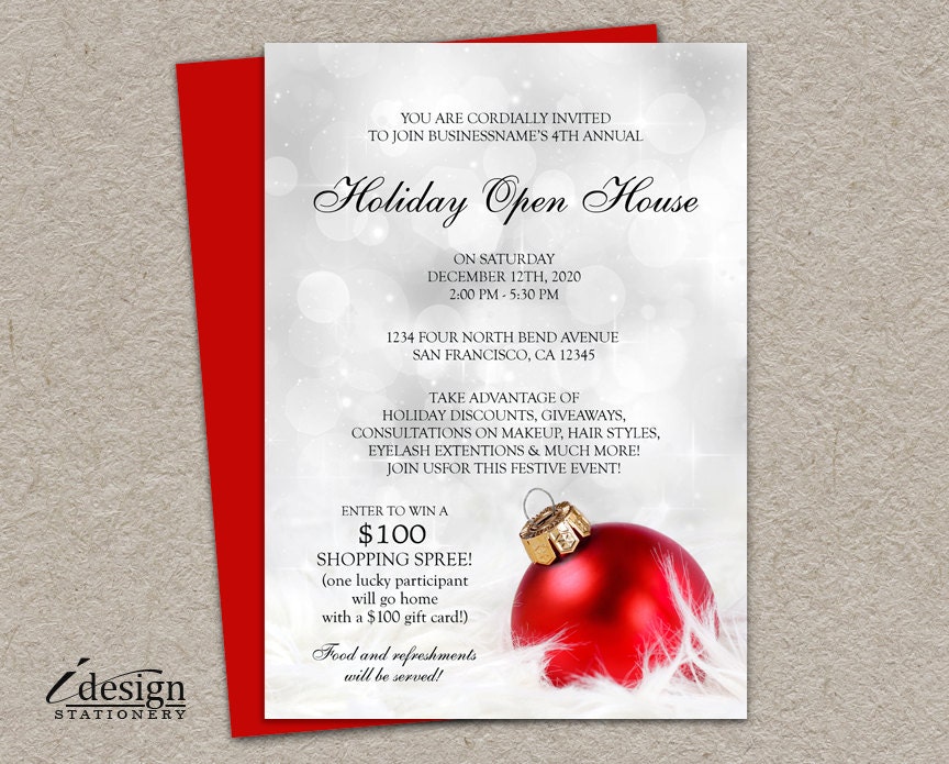 Elegant Open House Invitations 5