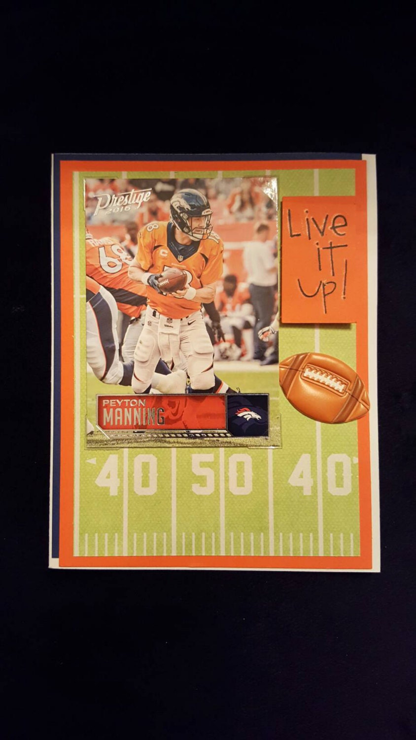Denver Broncos Birthday card with Von MIller or Demaryius