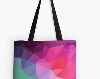Geometric Triangles Tote Bag Beach Tote