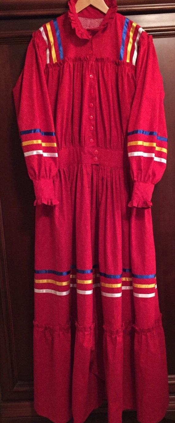 Cherokee Tear Dress 1 Piece Fitted by MamacitaHandcrafts on Etsy