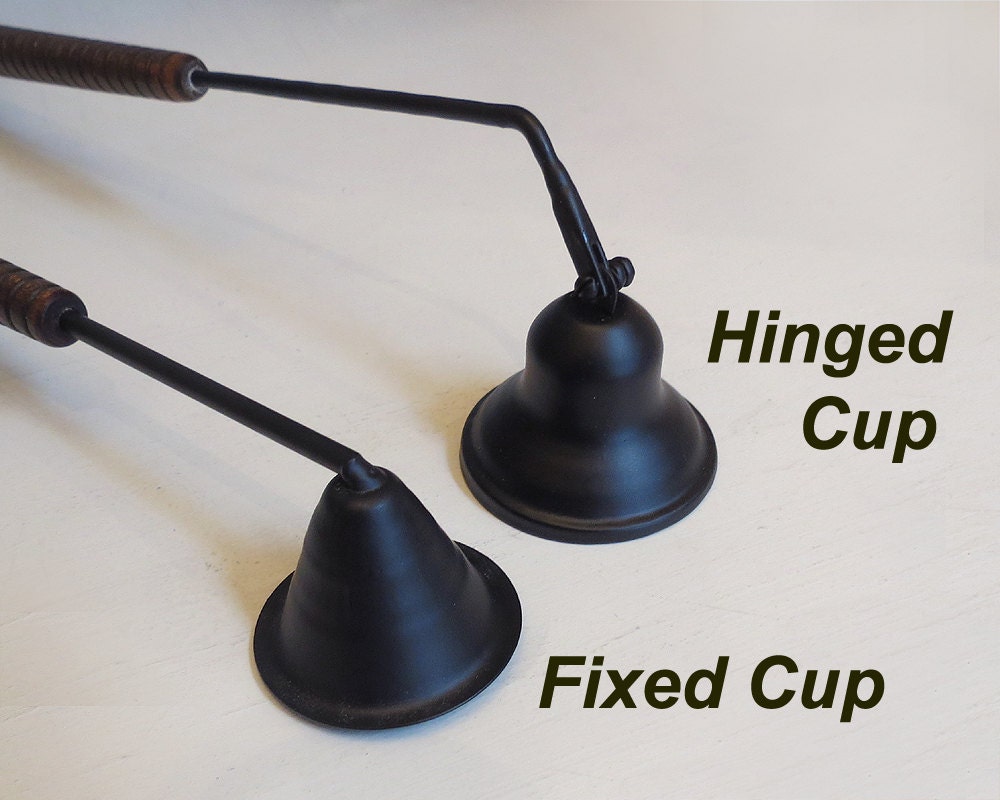Candle Snuffer with Repurposed Wooden Handle