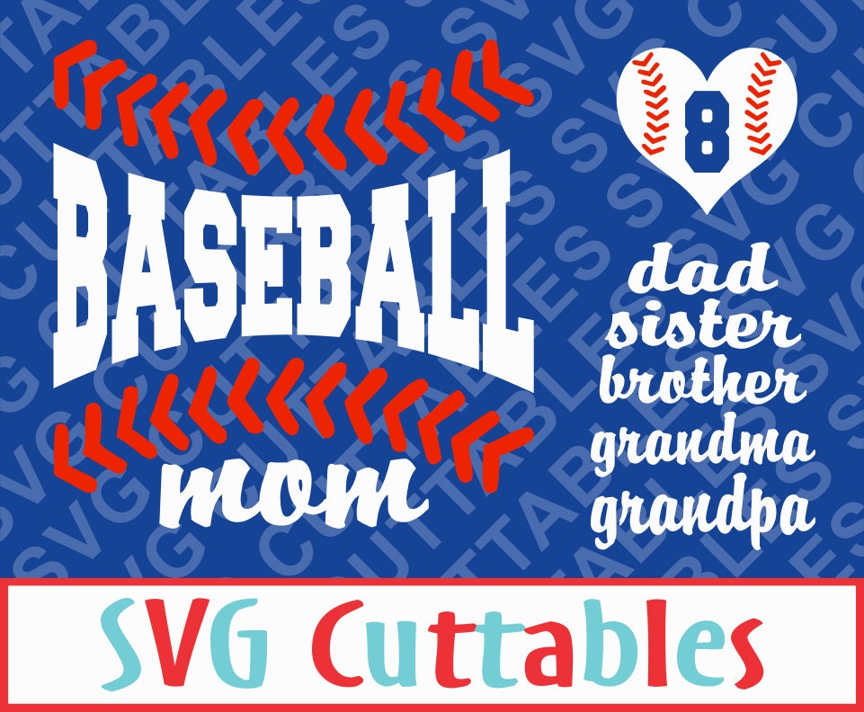 Download Baseball Mom SVG DXf Dad Brother Sister Grandma by ...