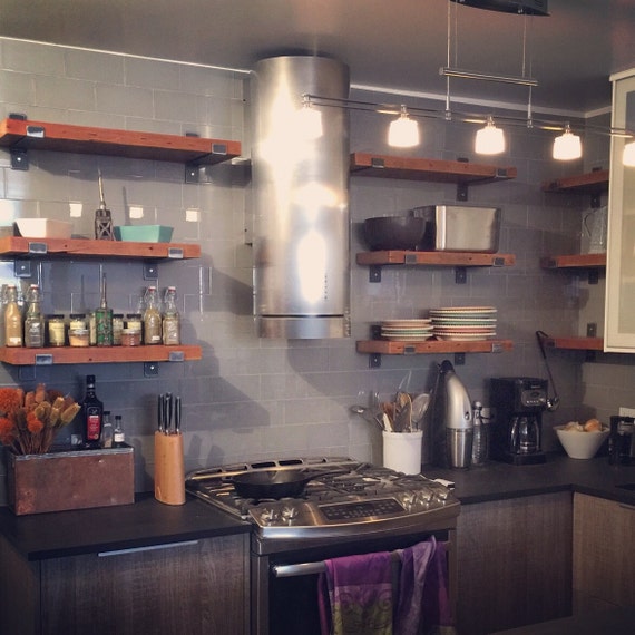 RESERVED Courtney Reclaimed Wood Shelves with Handcrafted