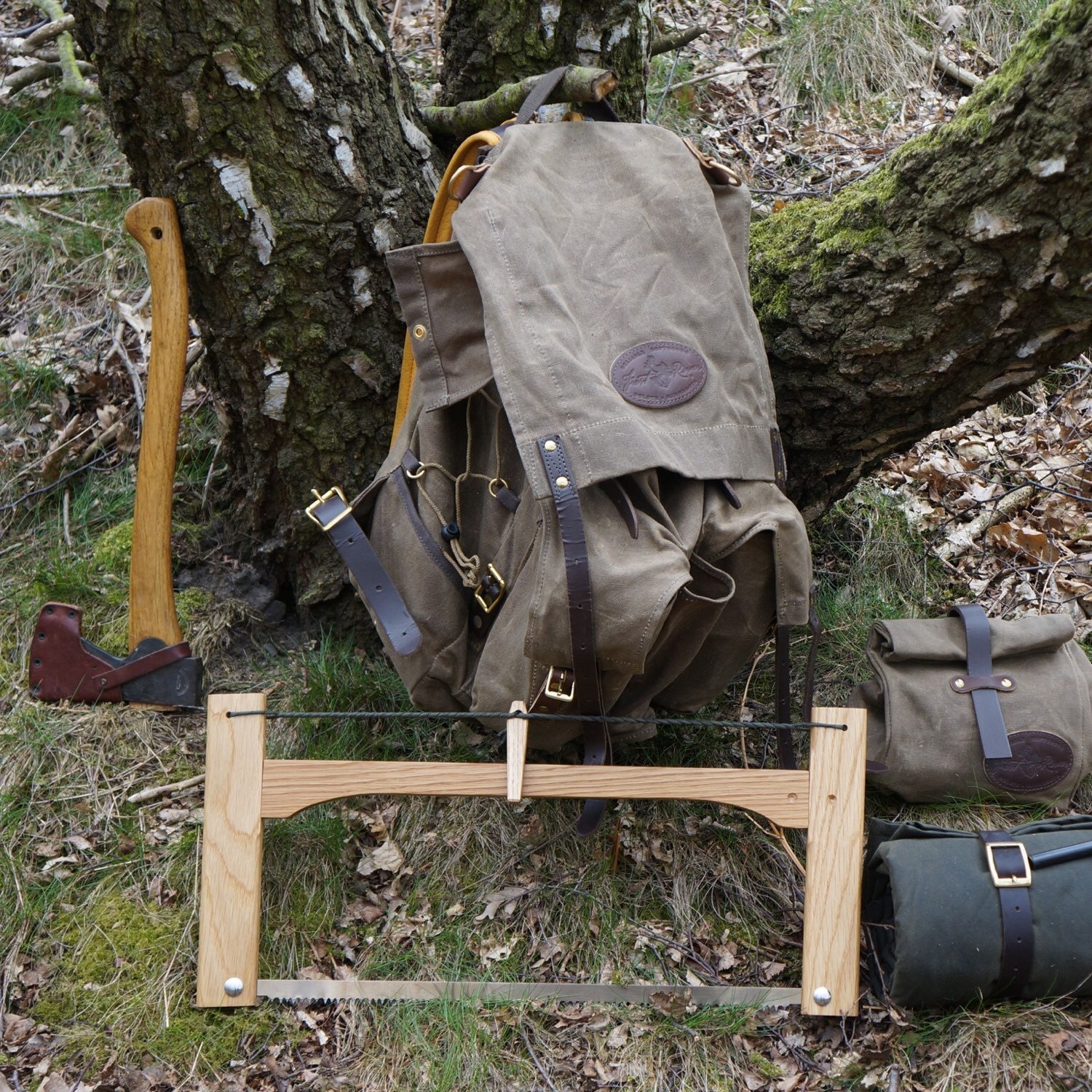 Bushcraft folding bow saw
