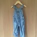 Vintage OSH KOSH Overalls, Engineer Striped, 24 Months, Toddler 2T