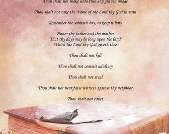 ten commandments bible verse kjv