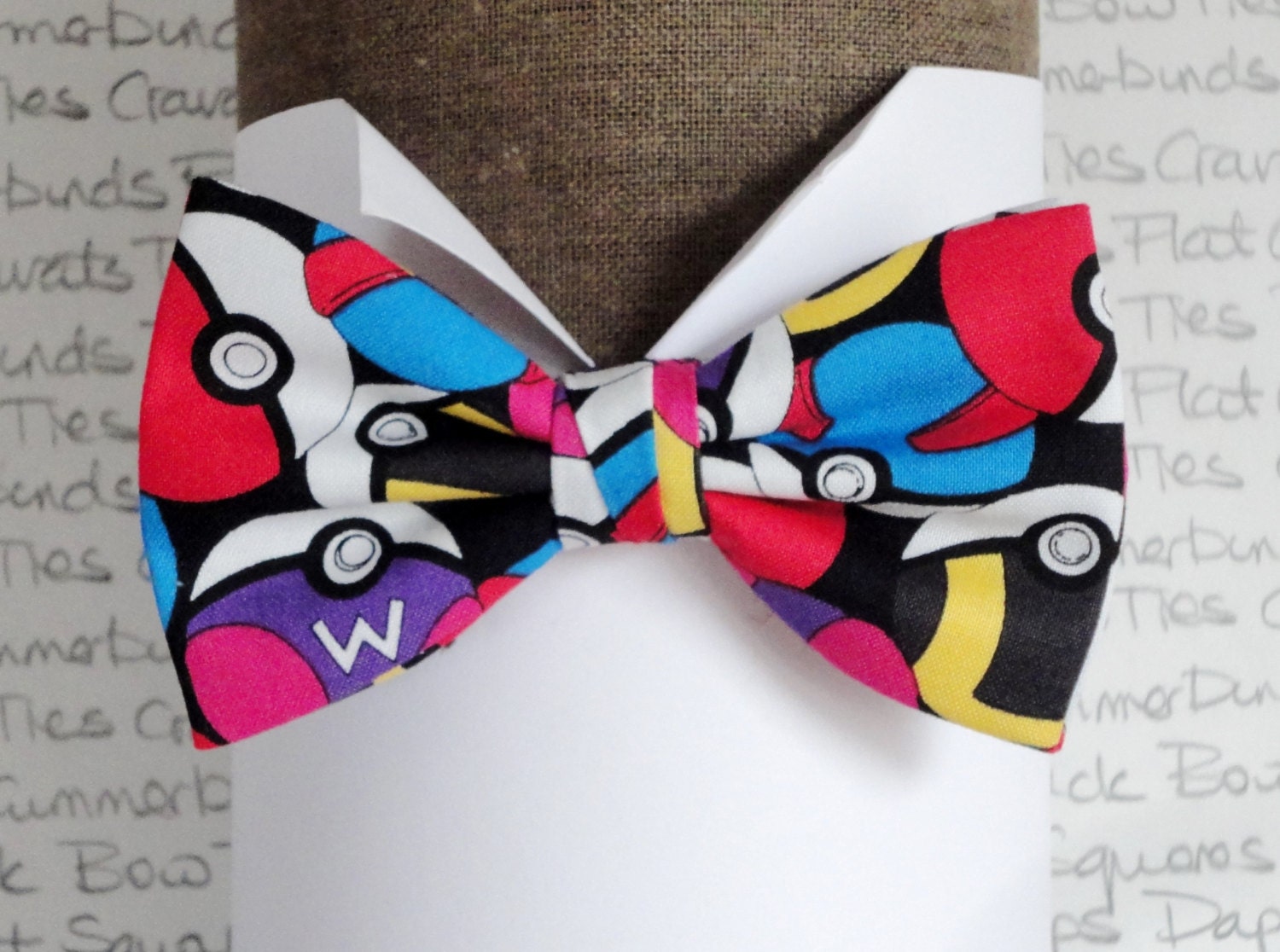 Pokemon Bow Tie PokemonGo Bow Ties For Men Men's Bow