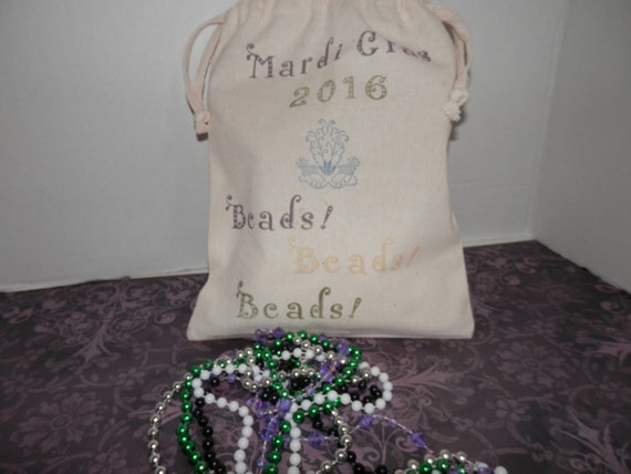 mardi gras treat bags