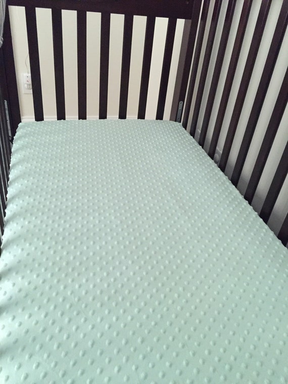 Items similar to Aqua mint minky sheets, aqua minky crib sheet, aqua