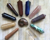 16 Sided Assorted Gemstone Vogels- Double Terminate Gemstone Points-Healing Crystals