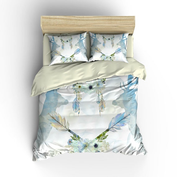 dream catcher deer floral bedding comforter cover duvet dream catcher deer floral bedding comforter cover duvet