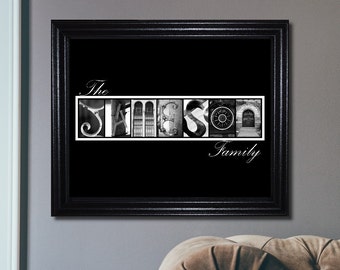 Family Name Sign, Last Name Sign, Personalized Sign, Wedding Gift, Name Sign, Established Sign, Custom Name Sign