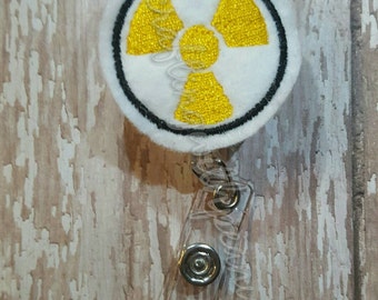 Nuclear medicine badge reel, badge reel, radiology badge reel, nuc med week, nuc med tech, nuclear medicine, xray tech, xray badge