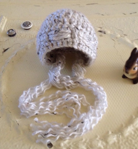 Items similar to Free US Shipping! Newborn Baby Winter Hat, Photo Prop