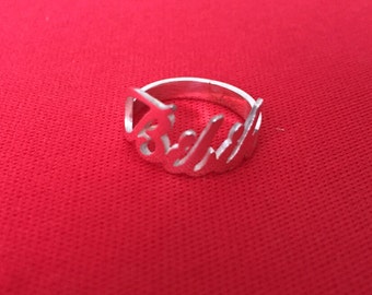 925 sterling silver personalized name Ring,custom name ring Any name available