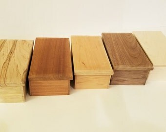 Unfinished Wood Box 8x4x3.25,Unfinished Jewelry Box, Unfinished Music Box with Compartment, box for painting, unfinished craft box