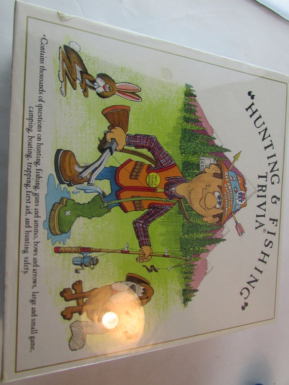 Items similar to Hunting & Fishing Trivia Board Game New Old Stock