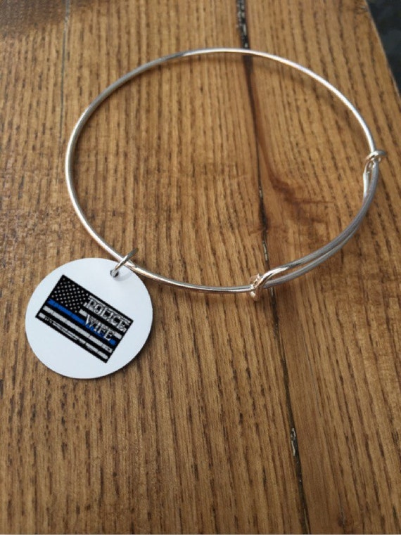 Items similar to Badge back the Blue Bracelet, Badge with Blue strip