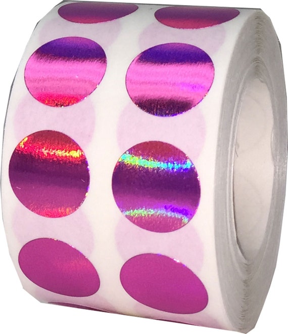 1 000 Pink Hologram Dot Stickers Small 1 2 Quot Inch 1 000 pink hologram dot stickers small 1 2 quot inch