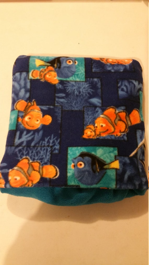 Finding Nemo Coral Fleece Blanket by Disney Baby- Blue | eBay